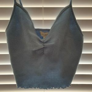 PacSun light blur crop tank